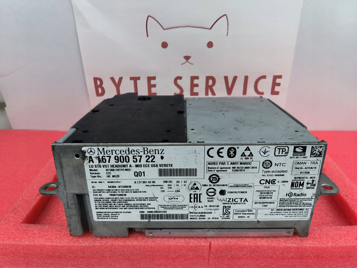 Mercedes-Benz Nawigacja Multimedia NTG6 MID ECE USA VERSTK A1679005722
