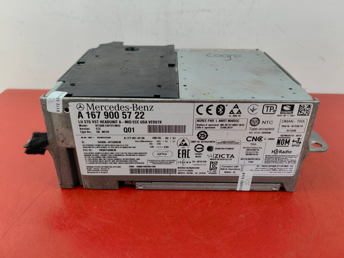 Mercedes-Benz Nawigacja Multimedia NTG6 MID ECE USA VERSTK A1679005722 Logo