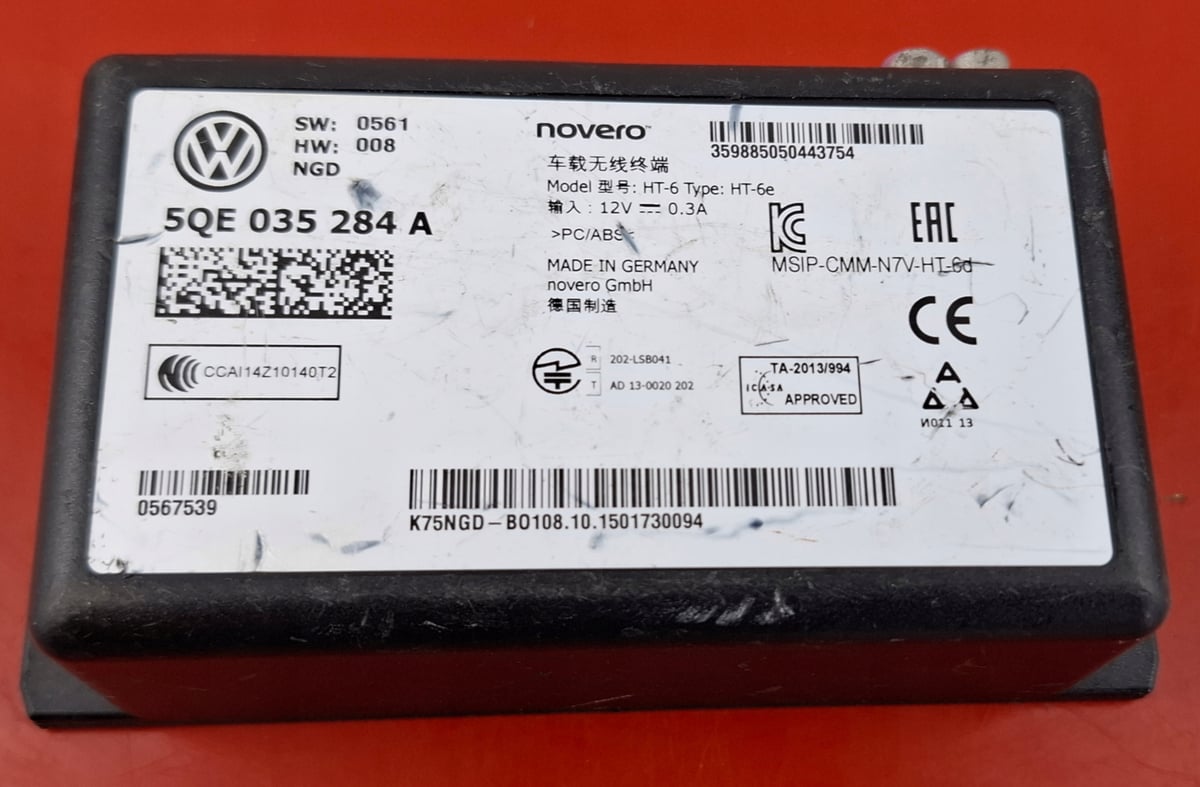 VW Volkswagen OE/ Audi OE Moduł / Sterownik obsługi Online 5QE035284A