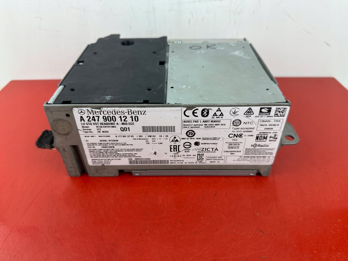 Mercedes-Benz W247 Nawigacja Multimedia NTG6 MID ECE A2479001210 Sprawdzony