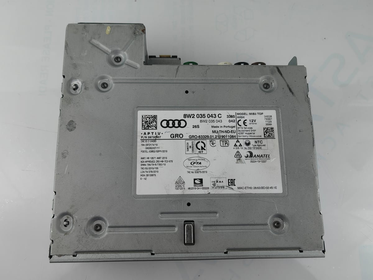 Audi A4 B9 A5 Stacja multimedialna MIB3 TOP HIGH 8W2035043C