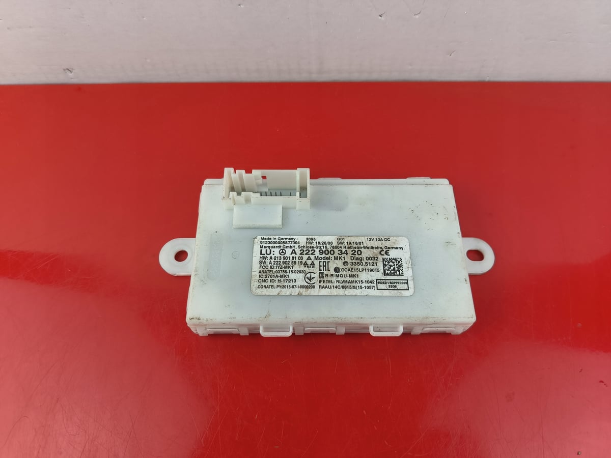 Mercedes-Benz W222 Moduł / Sterownik Keyless A2229003420