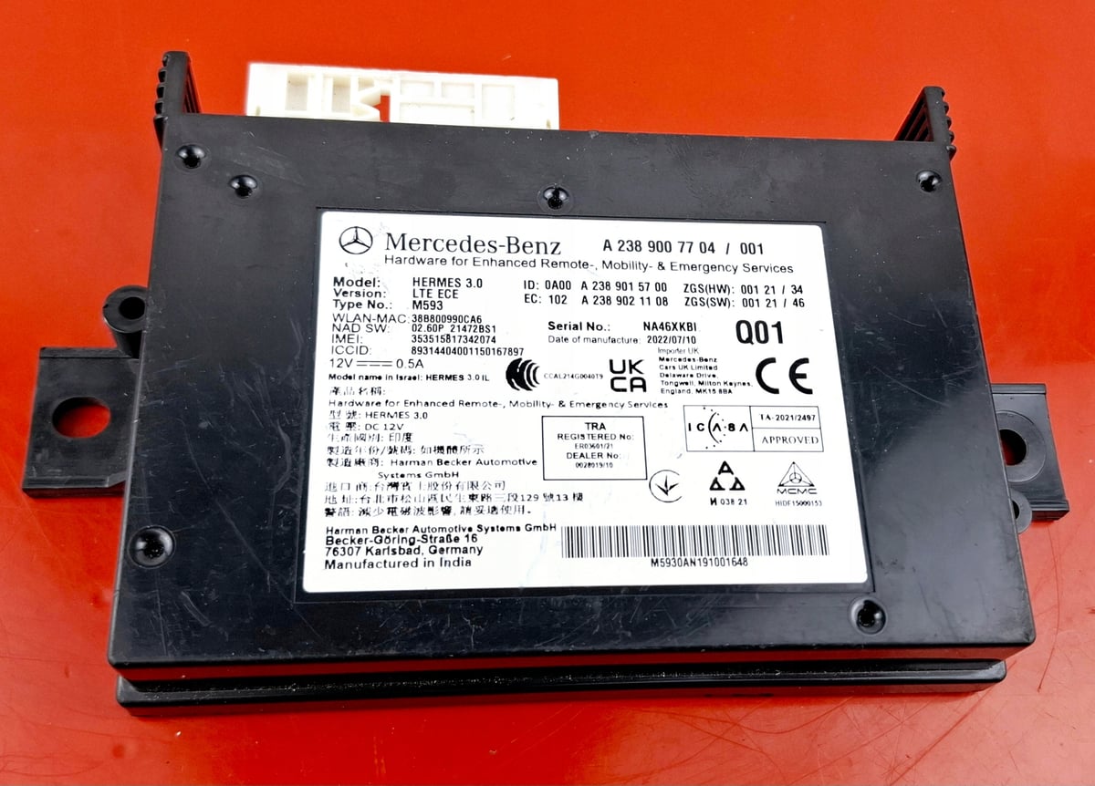 Mercedes-Benz W238 W177 MODUL STEROWNIK KOMFORTU A2389007704