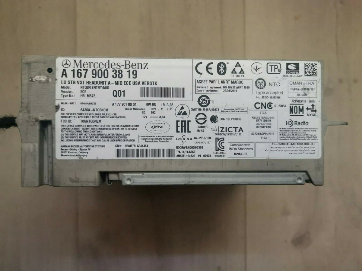 Nawigacja Mercedes NTG6 MID ECE USA A1679003819 Logo