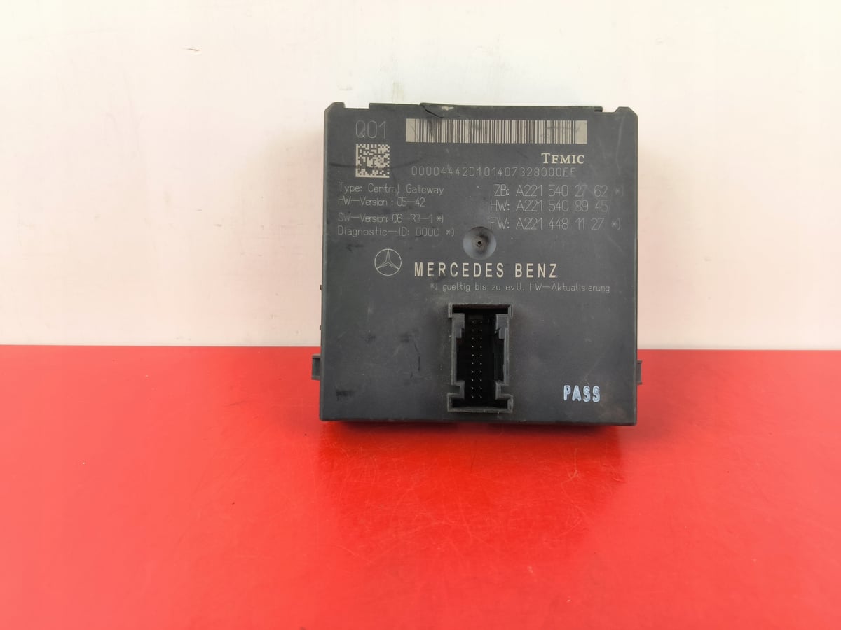 MERCEDES W216 MODUŁ STEROWNIK GATEWAY A2215402762
