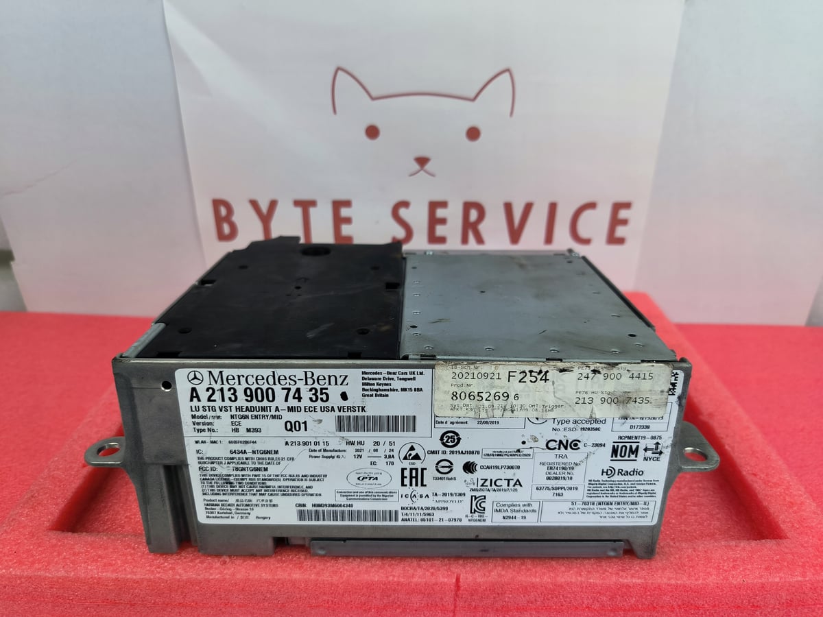 Mercedes-Benz Nawigacja Multimedia NTG6 MID ECE USA VERSTK A2139007435