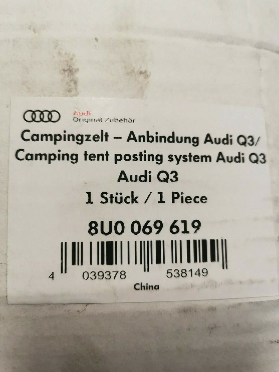 Lacznik z namiotem Audi Q3 8U0069619