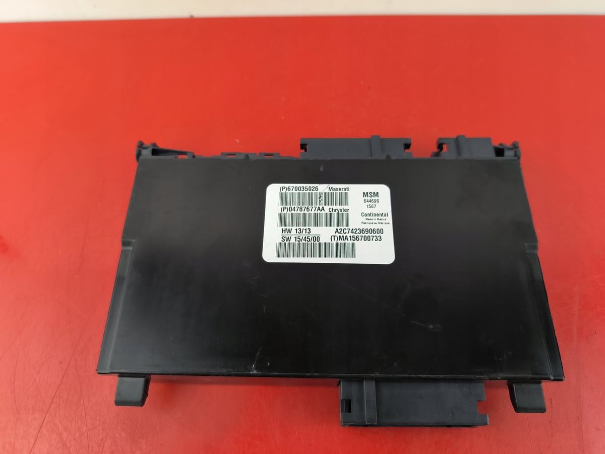 Maserati Ghibli Moduł fotela przedniego lewego 670035026