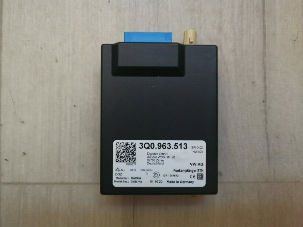 Volkswagen OE 3Q0963513 sterownik Webasto