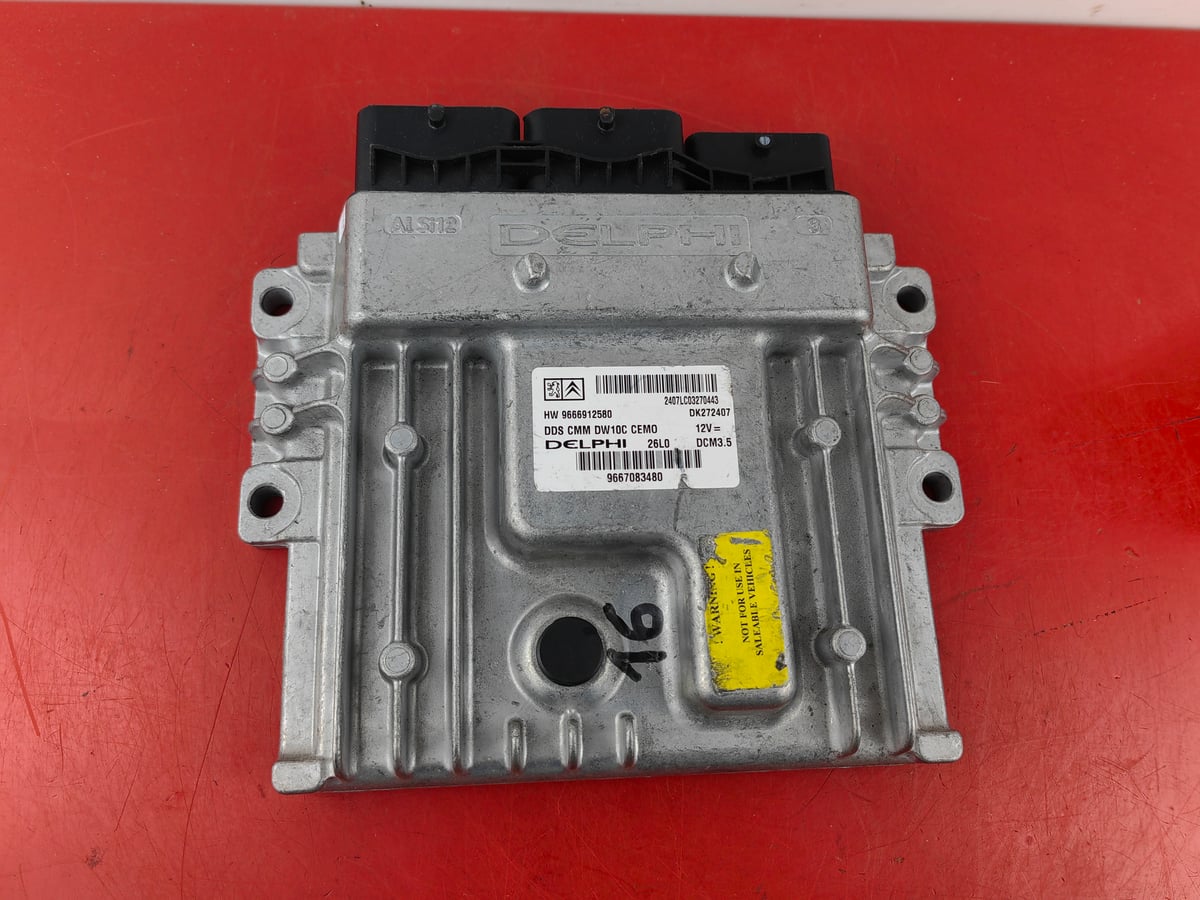 Peugeot Moduł sterownik silnika 9667083480