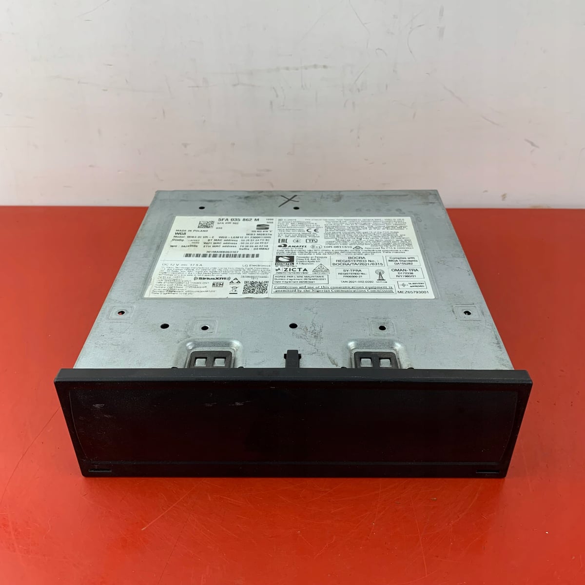 Seat Leon IV Stacja multimedialna MIB3 5FA035862M Uszkodzony