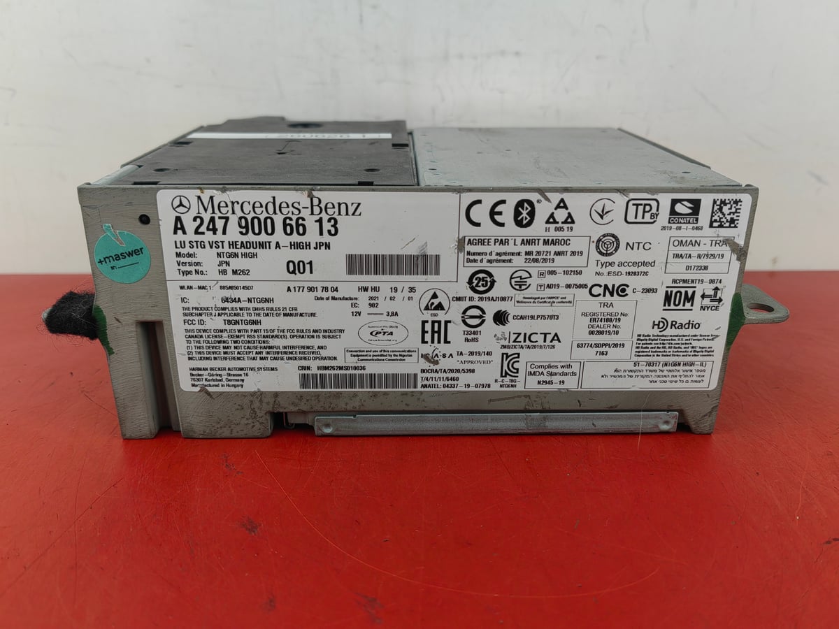 Mercedes-Benz  W247  Multimedia NTG6 High JPN A2479006613 ID 2606261