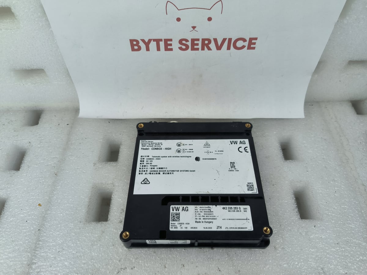 VW AG AUDI A4 S4 B9 STEROWNIK WZYWANIA POMOCY SOS CON-BOX 4K2035283G