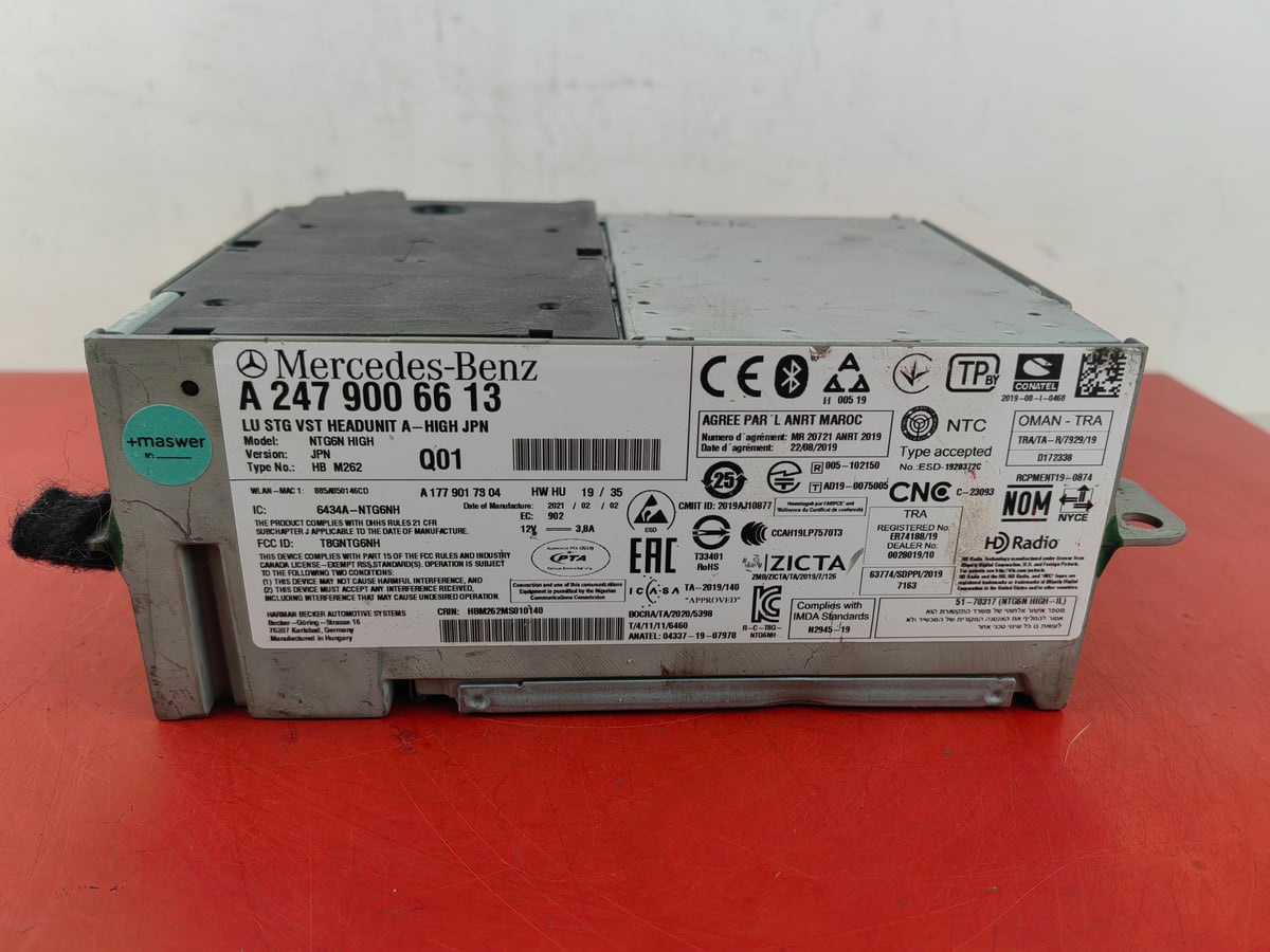 Mercedes-Benz W247 Nawigacja Multimedia NTG6 High JPN A2479006613