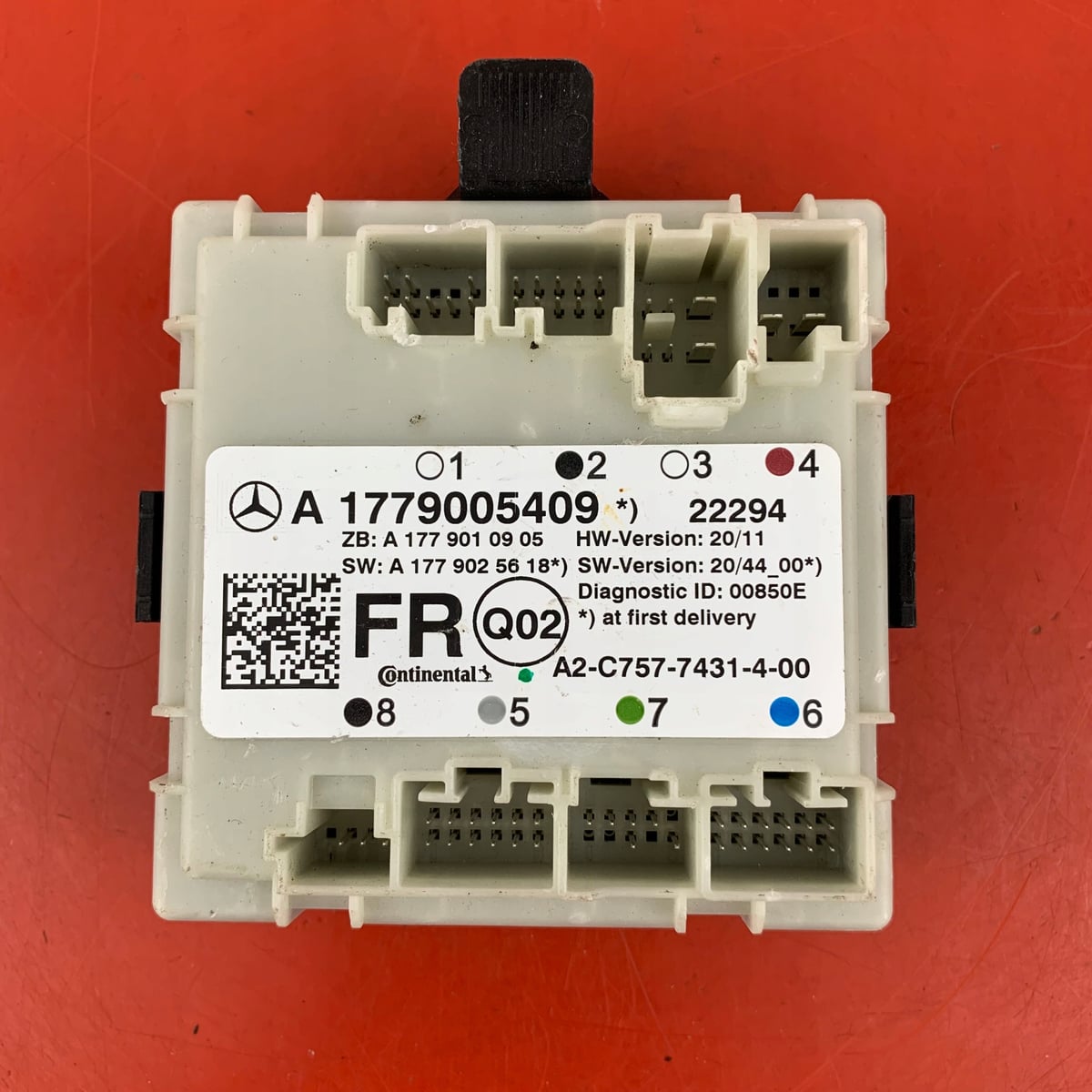 MERCEDES A W177 MODUŁ STEROWNIK DRZWI PRZÓD PRZEDNI PRAWY A1779005409