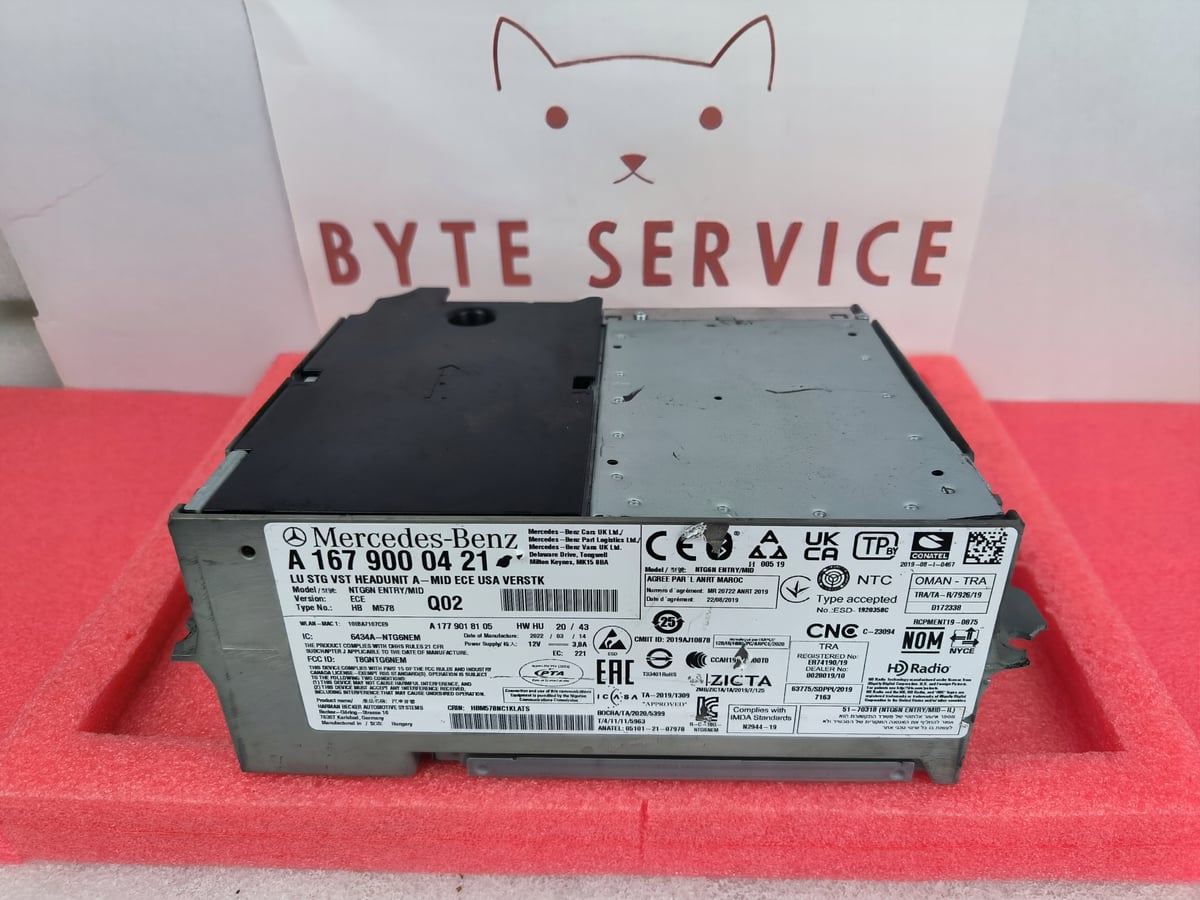 Mercedes-Benz Nawigacja Multimedia NTG6 MID ECE USA VERSTK A1679000421