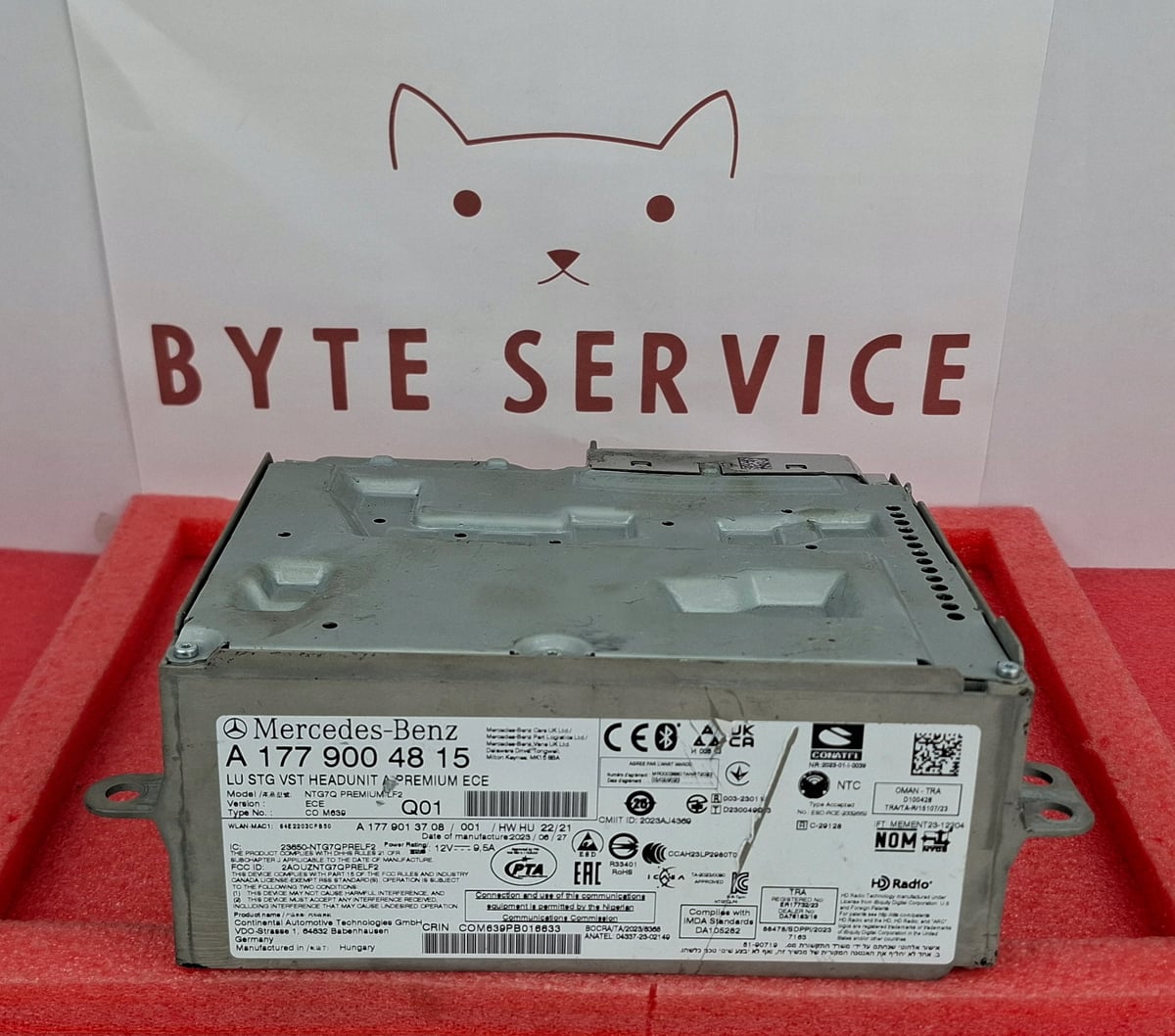 Mercedes-Benz Radio Nawigacja Multimedia NTG7 PREMIUM ECE A1779004815