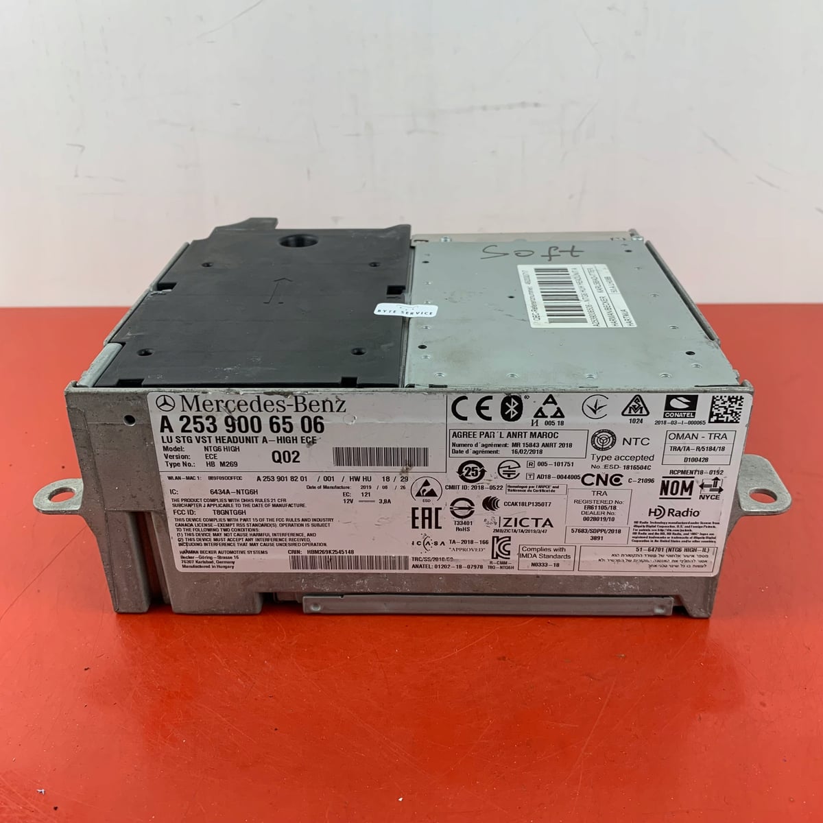 Mercedes-B. C253 Stacja multimedialna NTG6 High ECE A2539006506 Brak softu