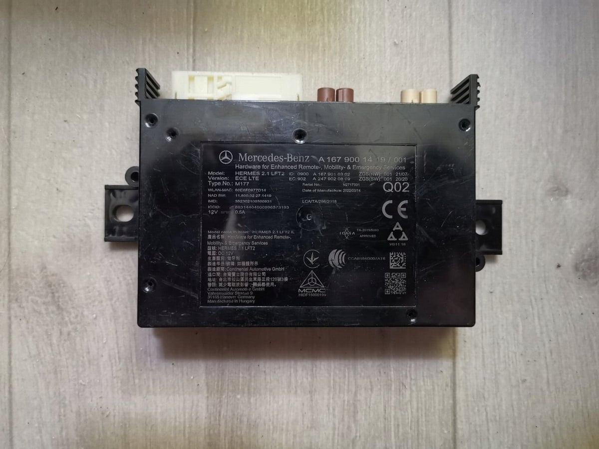 MERCEDES W167 MODUŁ STEROWNIK A1679001419