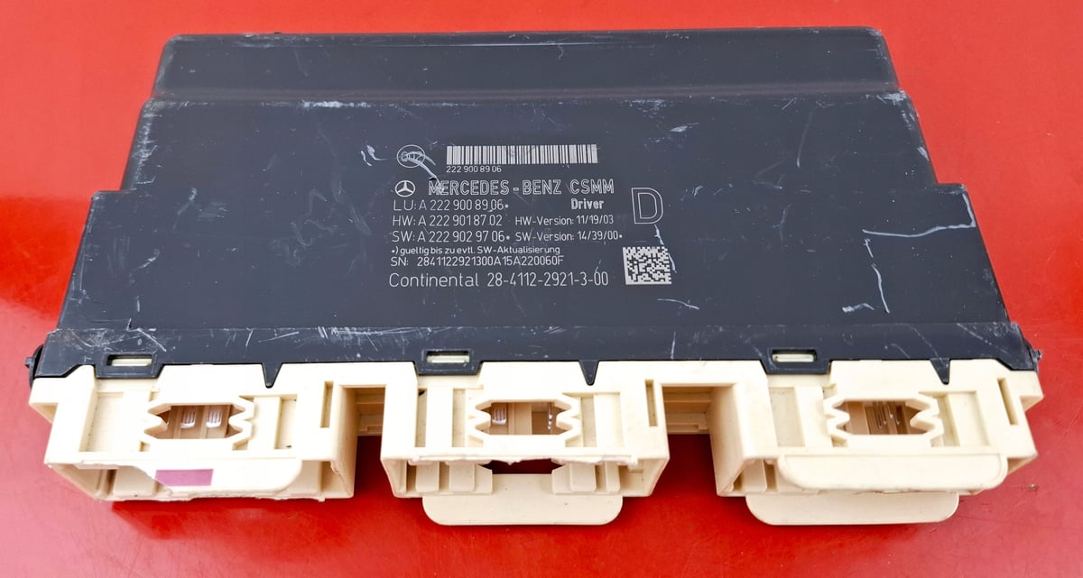 Mercedes-Benz S W222 Moduł / Sterownik FOTELA A2229008906