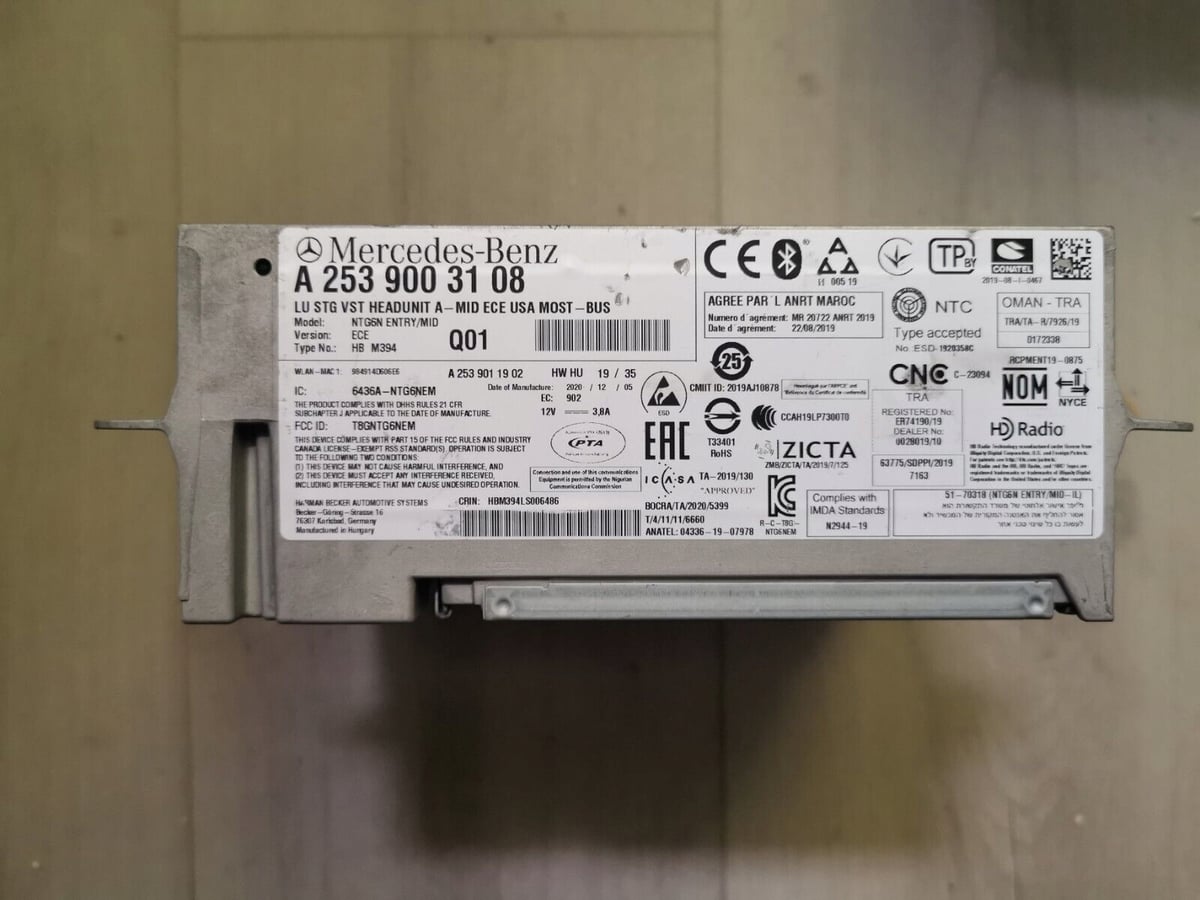 Nawigacja Mercedes NTG6 MID ECE USA A2539003108