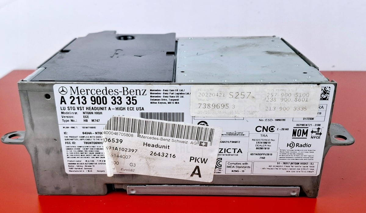 Mercedes-Benz W213 Nawigacja Multimedia NTG6 High ECE USA A2139003335
