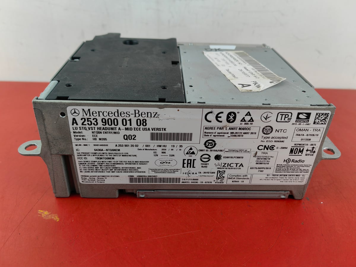 Mercedes Radio Nawigacja Multimedia NTG6 MID ECE USA VERSTK A2539000108