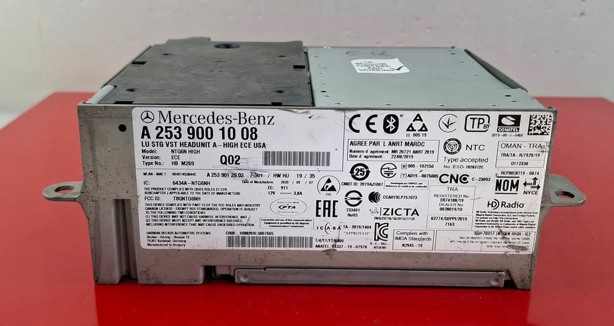 Mercedes-Benz Radio Nawigacja Multimedia NTG6 High ECE USA A2539001008
