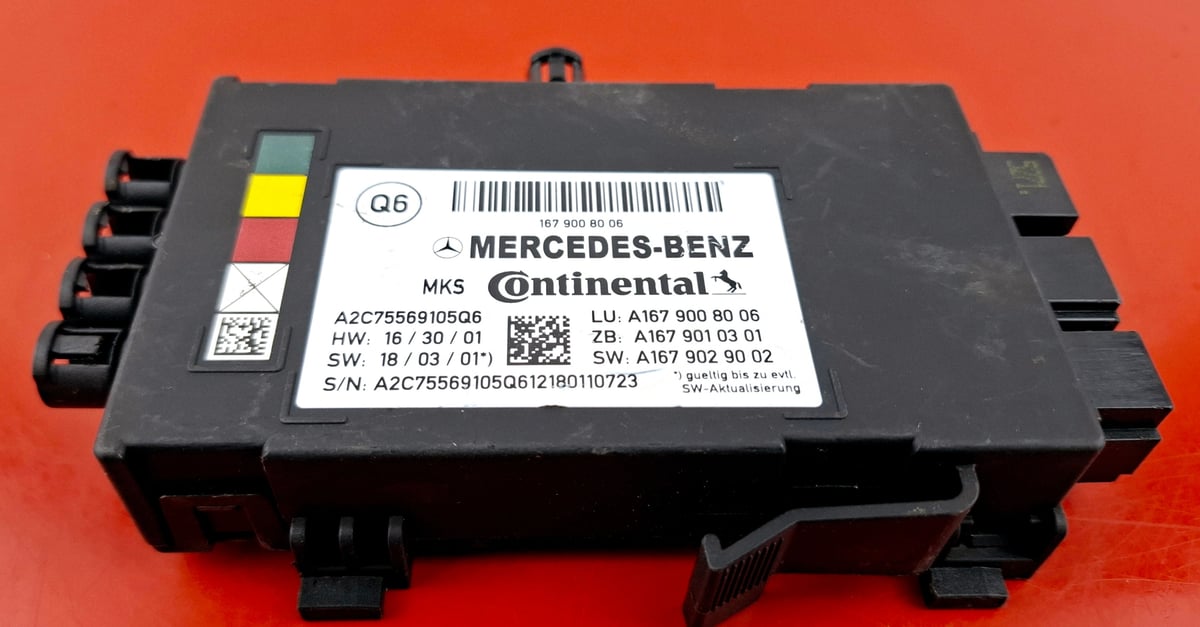 Mercedes-Benz GLE W167 Moduł / Sterownik FOTELA A1679008006