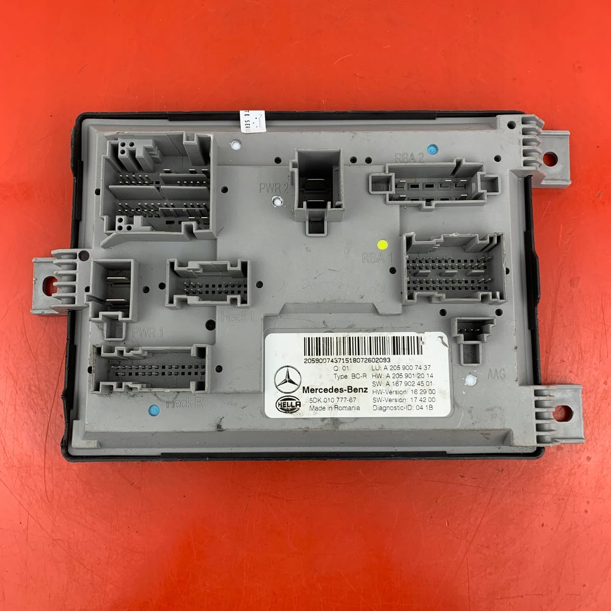 Mercedes-Benz C W205 Sterownik Moduł komfortu A2059007437