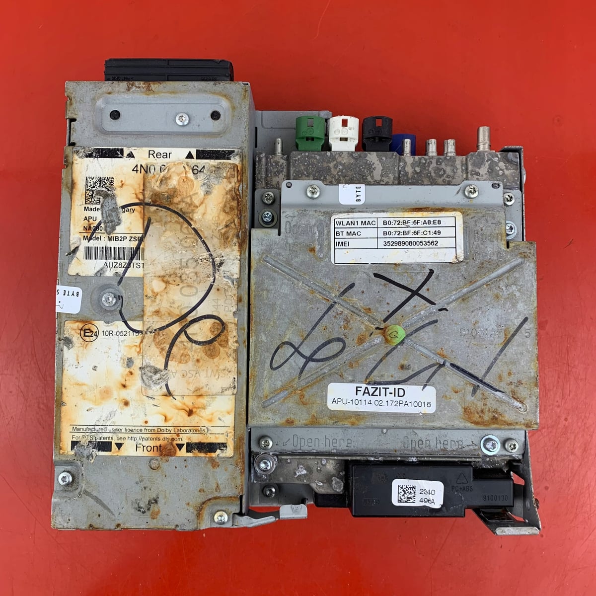 Sterownik mmi high Audi OE 4N0035064 Uszkodzony