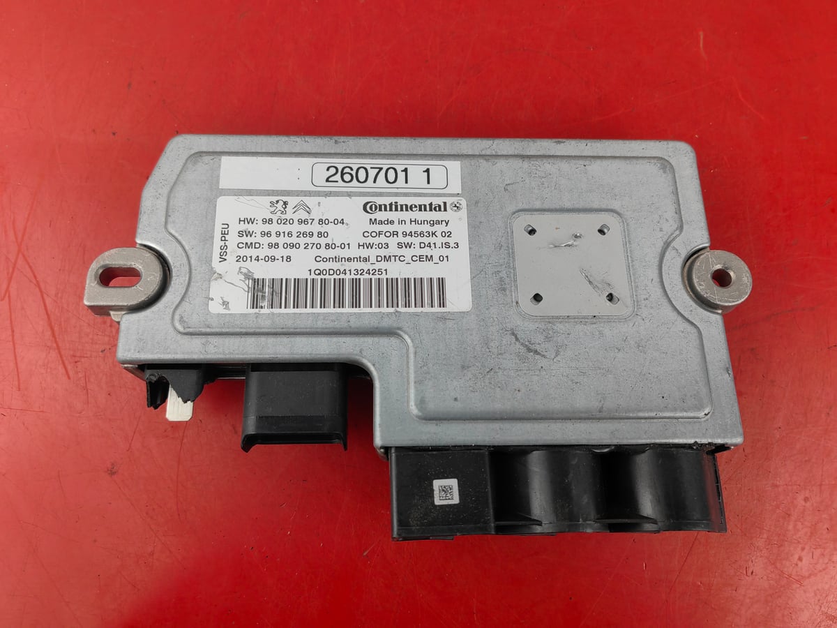 STEROWNIK KONDENSATOR START STOP CITROEN C4 PICASSO 9802096780 ID2607011