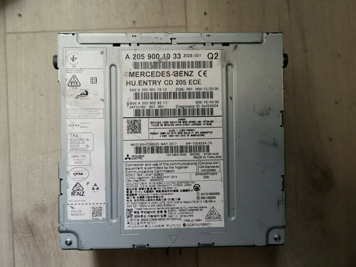 Mercedes-Benz OE A2059001033 radio nawigacja