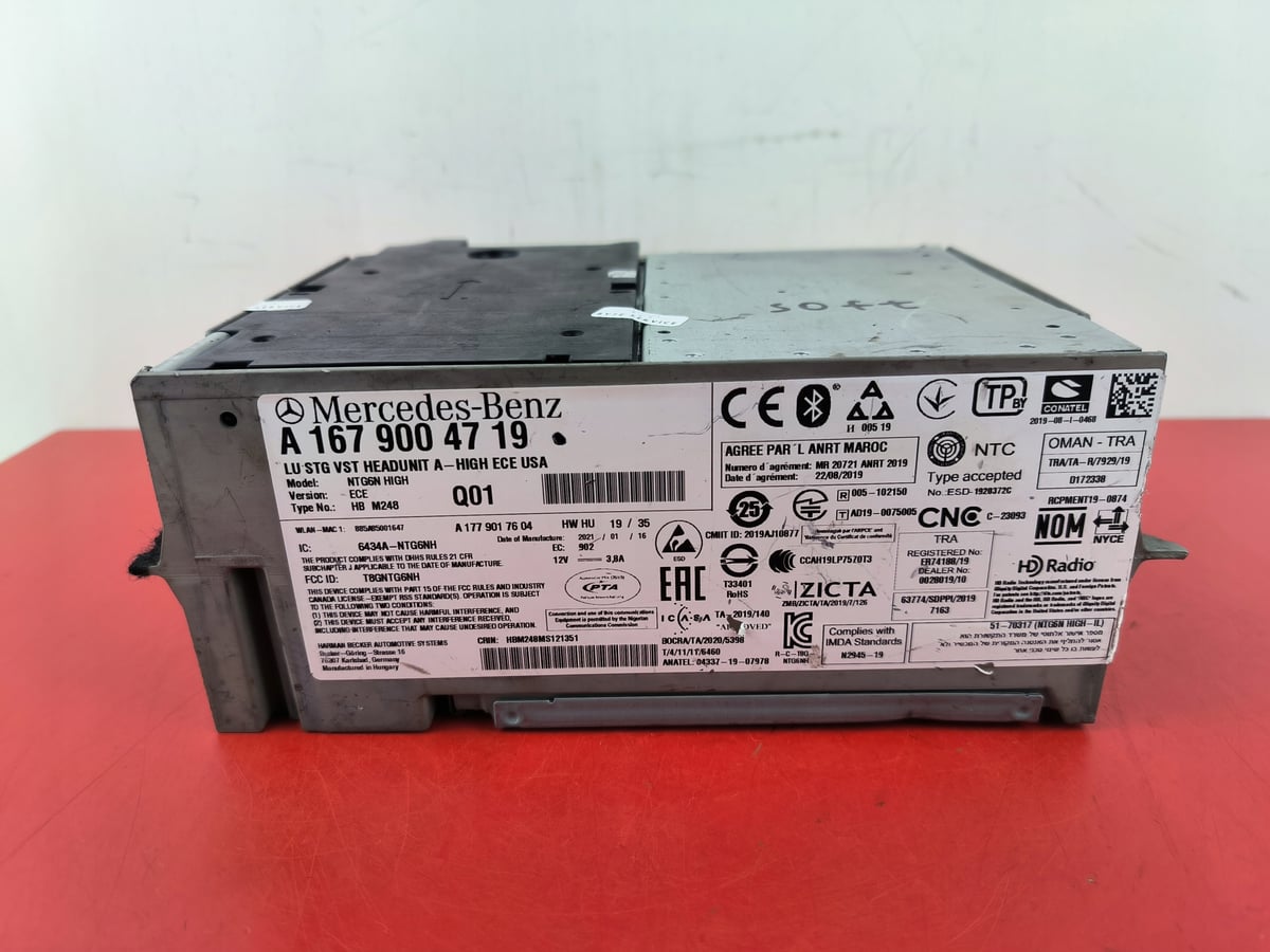 Mercedes-Benz Nawigacja Multimedia NTG6 HIGH ECE USA A1679004719 Brak Softu