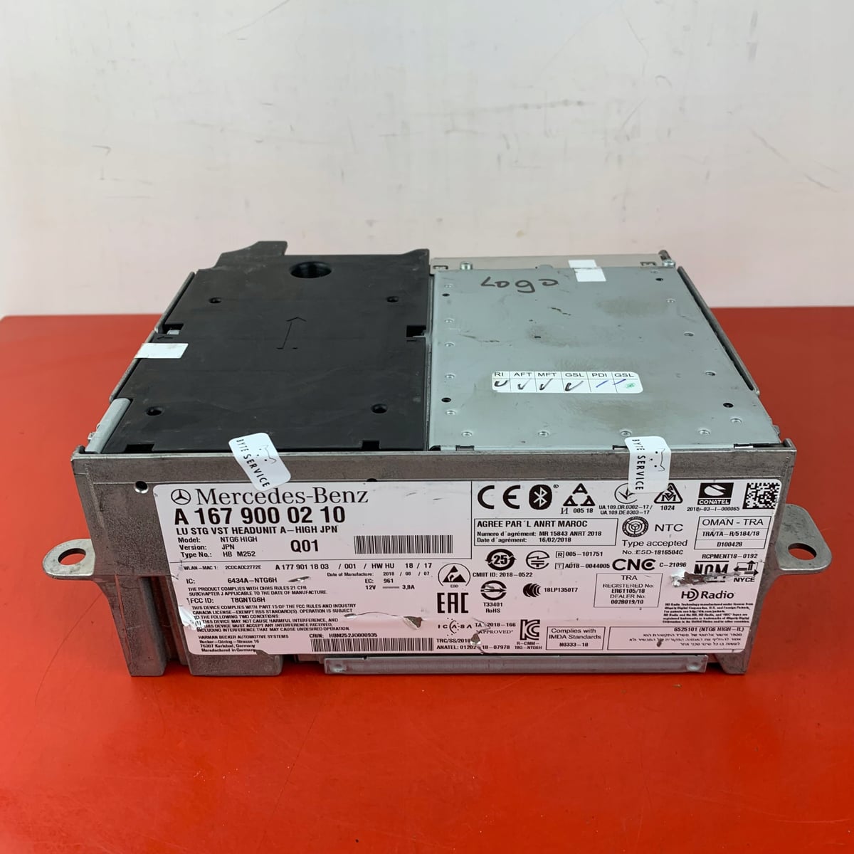 Mercedes-Benz W167 Nawigacja Multimedia NTG6 High JPN A1679000210 Logo