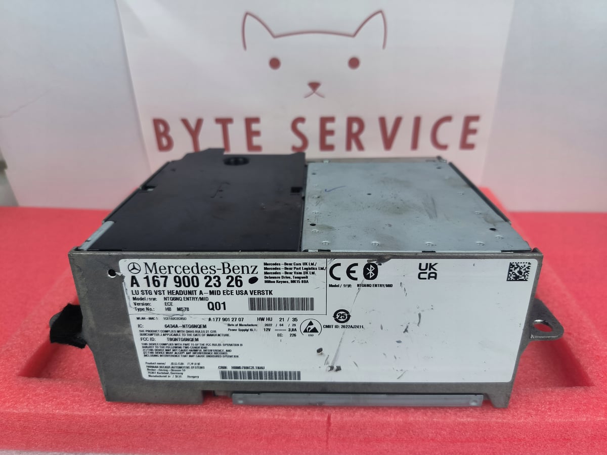 Mercedes-Benz Nawigacja Multimedia NTG6 MID ECE USA VERSTK A1679002326