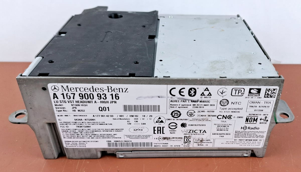 Mercedes-Benz W167 Nawigacja Multimedia NTG6 High JPN A1679009316