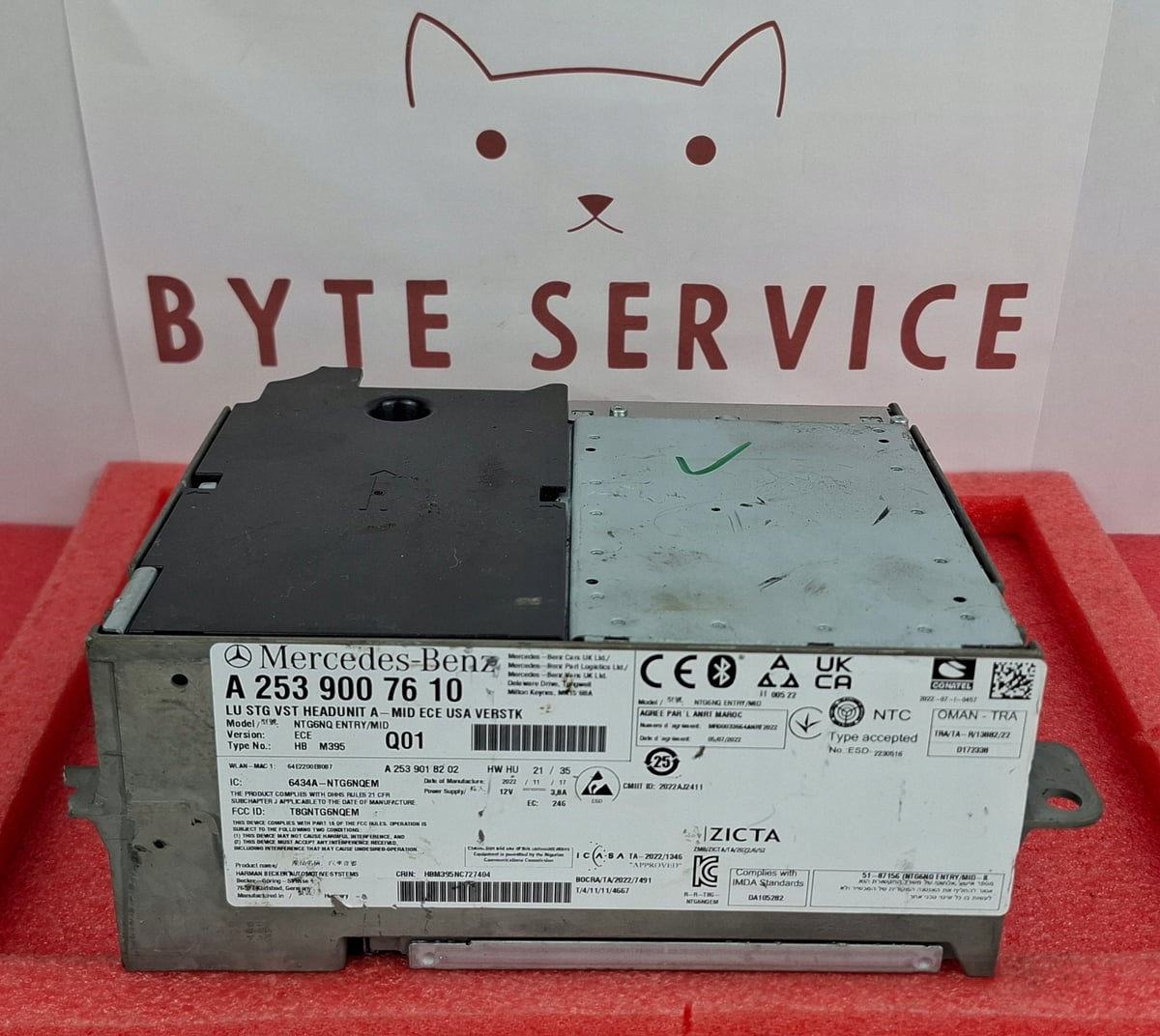 Mercedes-Benz Nawigacja Multimedia NTG6 MID ECE USA VERSTK A2539007610