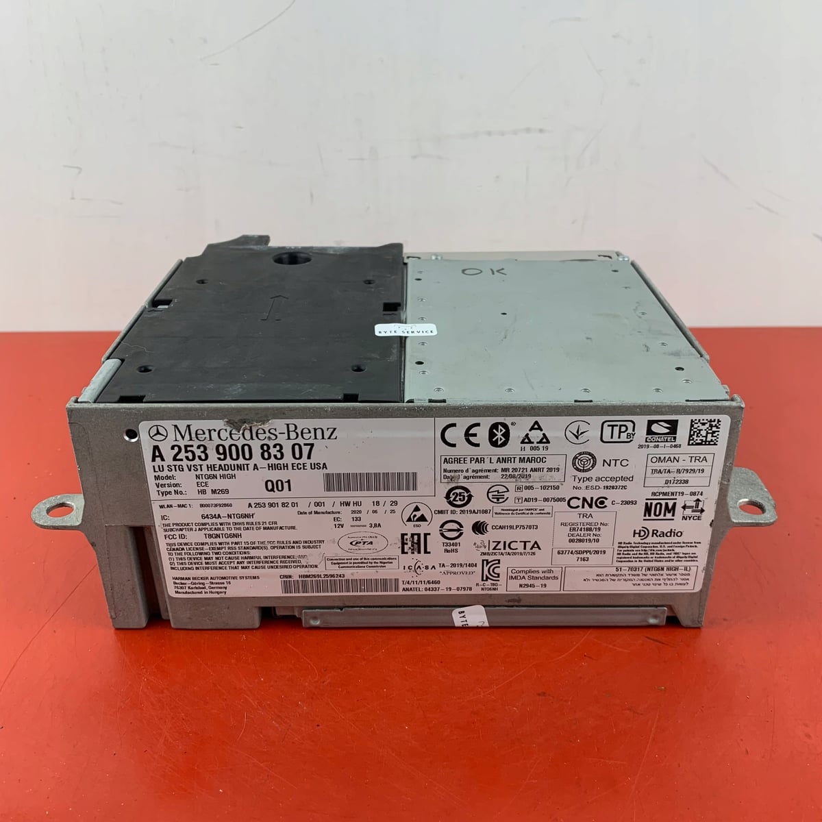 Mercedes-Benz GLC X253 Stacja multimedialna NTG6 High ECE USA A2539008307