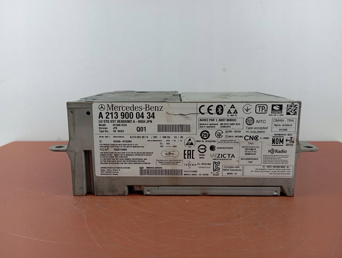 Mercedes-Benz W213 Radio Nawigacja Multimedia NTG6 High JPN A2139000434