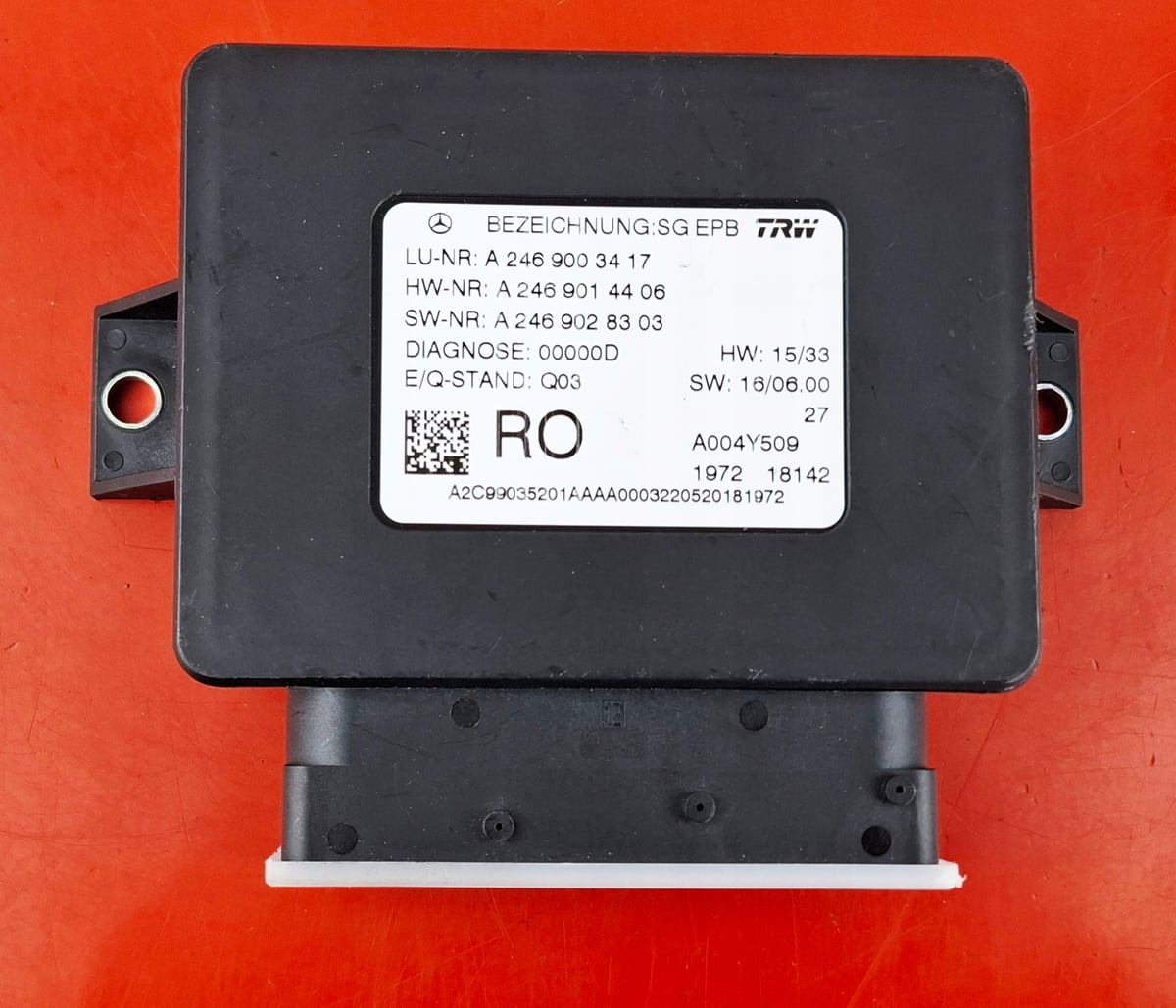 Mercedes-Benz A W169 Moduł sterownik hamulca A2469003417