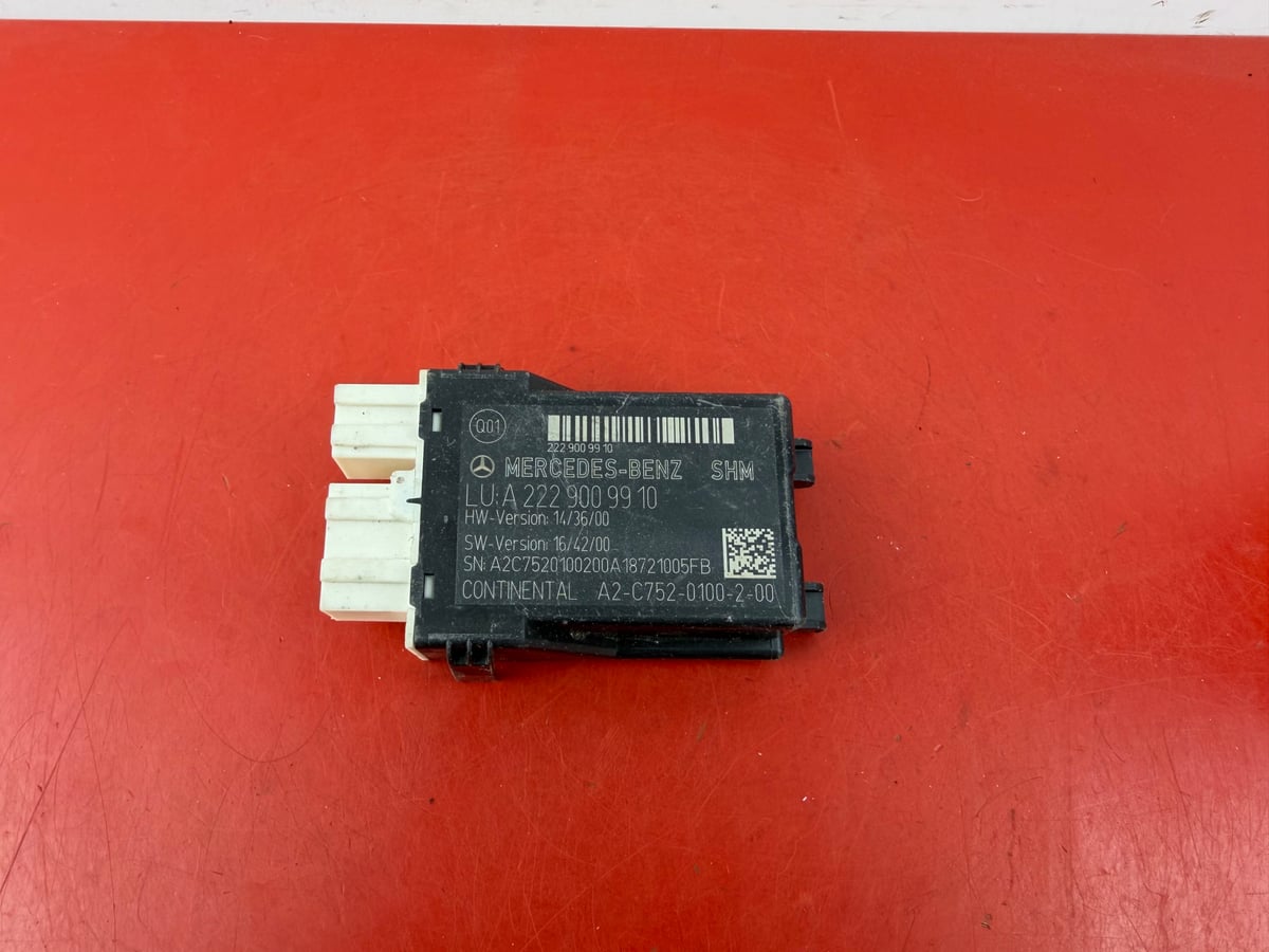 STEROWNIK GRZANIA FOTELA MERCEDES W205 W213 A2229009910