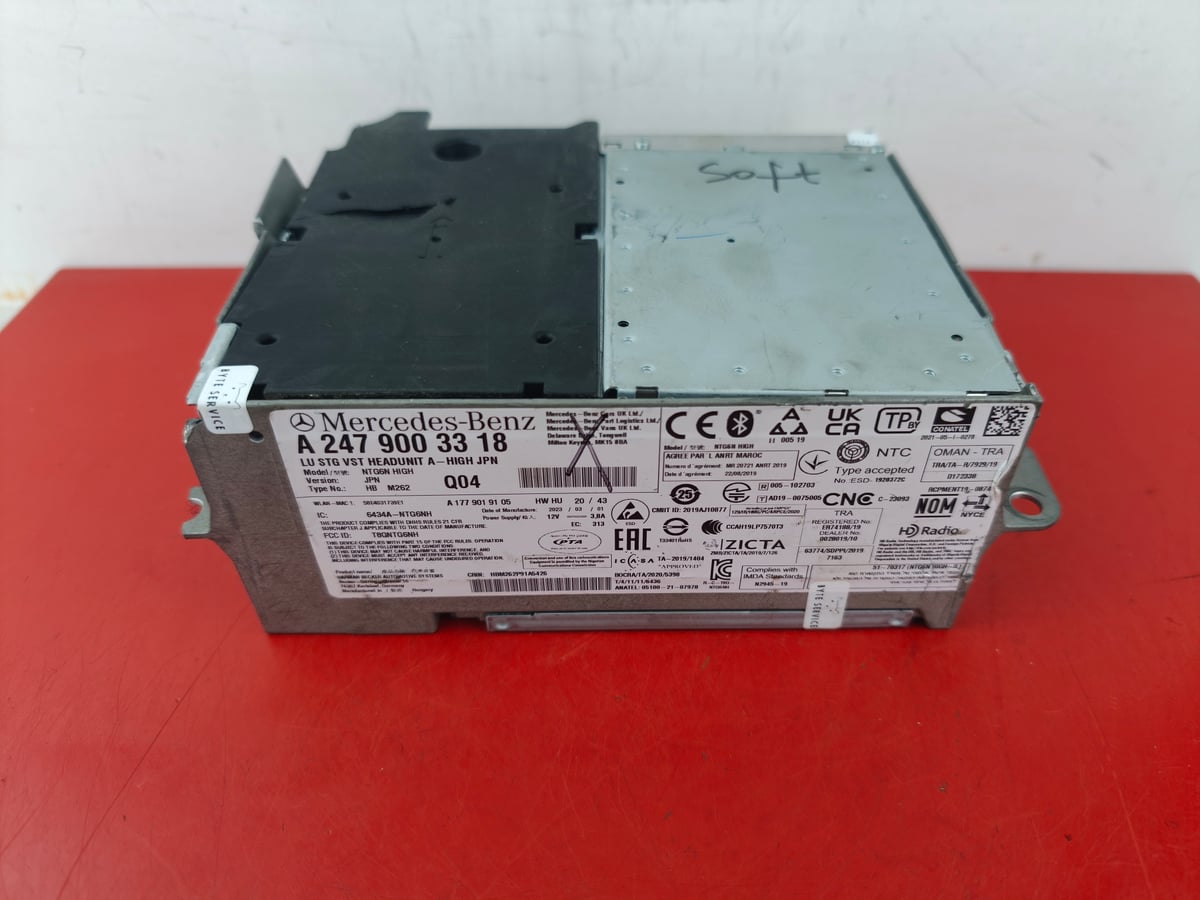 Mercedes-Benz W247 Multimedia NTG6 High JPN A2479003318 Brak Softu