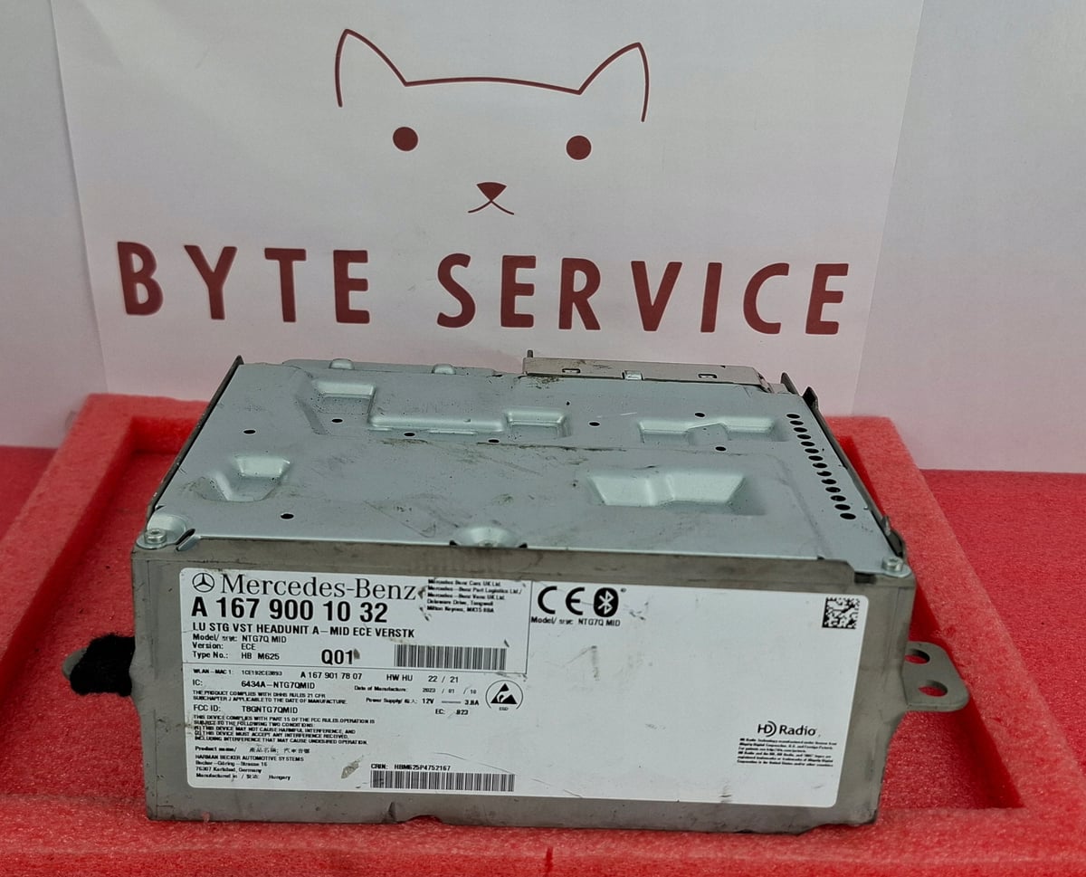 Mercedes-Benz Radio Nawigacja Multimedia NTG7 MID ECE VERSTK A1679001032